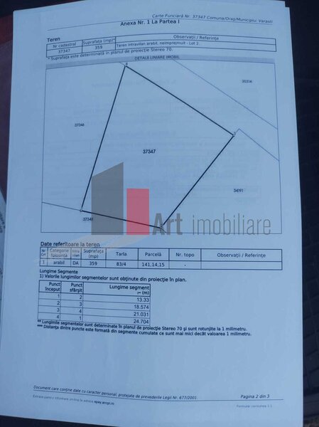 Dobreni Giurgiu vanzare 2 loturi de casa